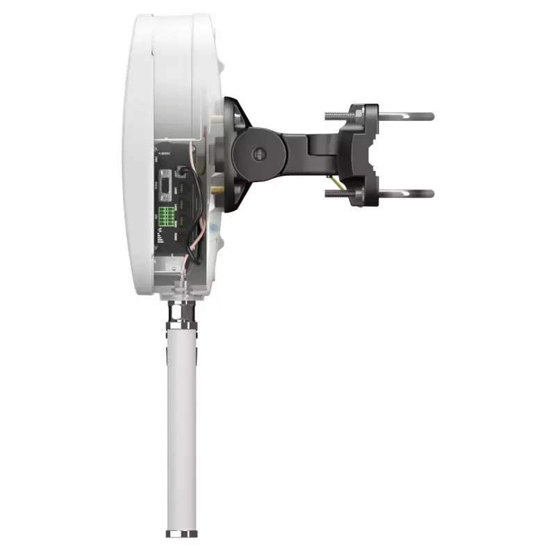 QuWireless QuMax A955M antena direcional LTE + Wi-Fi + GPS para Teltonika RUT956/RUT955, 6 dBi, PoE/LAN, polarização vertical, IP67, branca
