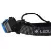 Lanterna de cabeça Ledlenser MH7 Preto Azul — lanterna de cabeça LED recarregável, 400 lúmenes, bateria integrada