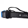 Lanterna de cabeça Ledlenser MH7 Preto Azul — lanterna de cabeça LED recarregável, 400 lúmenes, bateria integrada