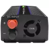 Conversor de tensão QOLTEC Monolith 600 MS Wave 12V para 230V 600W, onda pura/senoidal ou modificada conforme indicado