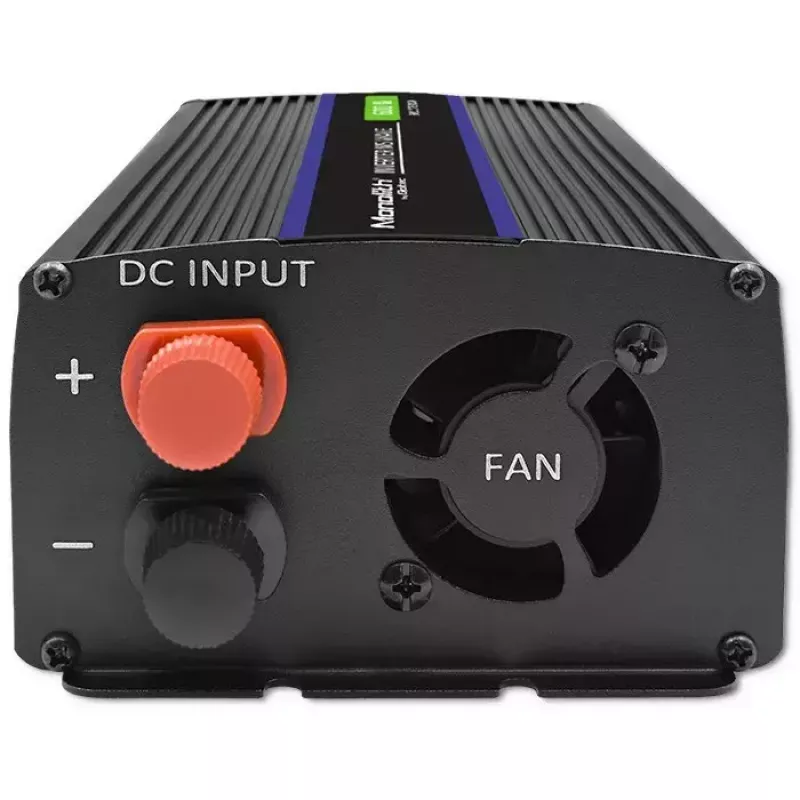 Conversor de tensão QOLTEC Monolith 600 MS Wave 12V para 230V 600W, onda pura/senoidal ou modificada conforme indicado