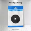 Abraçadeira de cabos com velcro Vention KAABJ, nylon, 5 m x 11 mm, preto