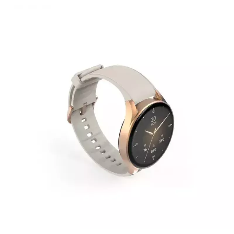 Smartwatch Hama 8900 3,3 cm (1,3 polegadas) AMOLED 42 mm Digital 466 x 466 píxeis ecrã tátil dourado GPS (satélite)
