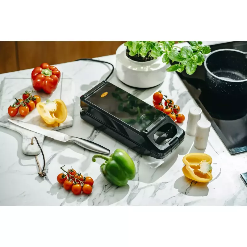 Grelhador multifunções Adler AD 3066 — aparelho de mesa, 900 W, preto