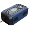 Carregador de bateria de automóvel QOLTEC 52482 12/24 V 5/10 A com visor LCD e ficha Type-F