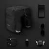 Bolsa de bicicleta Wozinsky WBB13BK 60L preta universal – bolsa de bagageiro, capacidade 60 L
