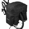 Bolsa de bicicleta Wozinsky WBB13BK 60L preta universal – bolsa de bagageiro, capacidade 60 L
