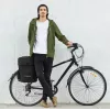 Bolsa de bicicleta Wozinsky WBB13BK 60L preta universal – bolsa de bagageiro, capacidade 60 L