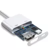 Adaptador Lightning para HDMI Joyroom S-H141 — Lightning (Apple) para HDMI FullHD 1080p 60 Hz, branco