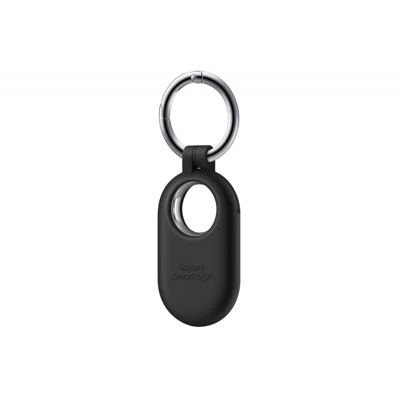 Samsung EF-PT560CBEGWW capa de silicone para Galaxy SmartTag2 com argola de mosquetão, preta