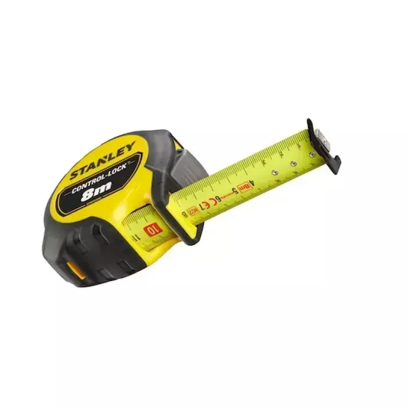 Fita métrica Stanley STHT37232-0 8 m preto amarelo largura 90 mm profundidade 50 mm altura 150 mm