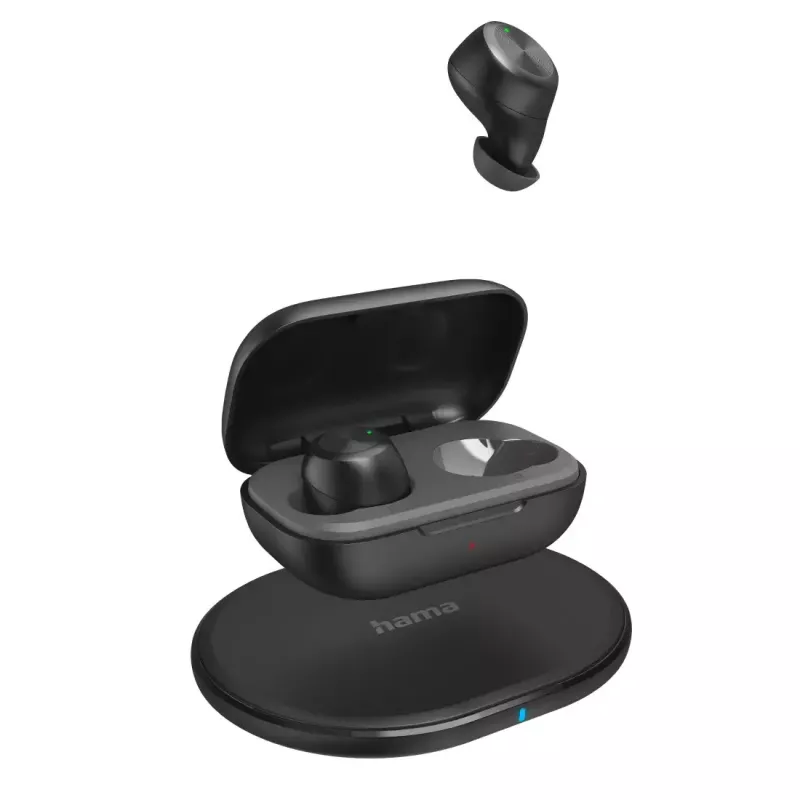 Headset Hama Passion Chop True Wireless Stereo (TWS) In-Ear chamadas/música USB Type-C Bluetooth preto, cinzento