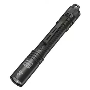 Lanterna Nitecore MT2A Pro – LED, bateria de iões de lítio integrada, recarregável por USB, mín. 50 lm, alumínio, IP68, 142,8 mm, 40 g, preto