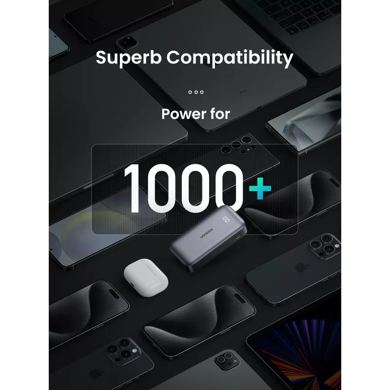 Powerbank portátil Ugreen 10000mAh Mini Quick Charging 30W