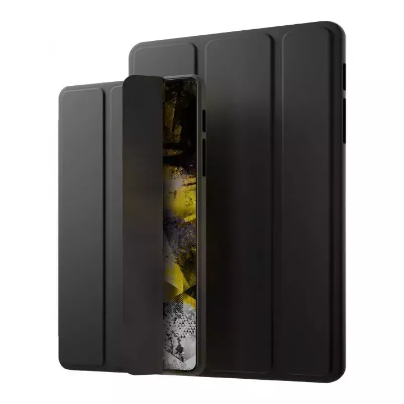 Capa flip 3MK Soft iPad Pro 11'' preta 27,9 cm 2 modos de suporte