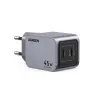 Carregador móvel Ugreen 35008 universal cinzento carregamento rápido AC para interiores