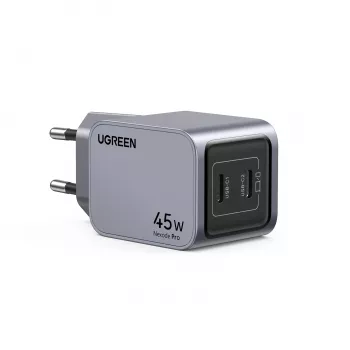 Carregador móvel Ugreen 35008 universal cinzento carregamento rápido AC para interiores