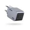 Carregador móvel Ugreen 35008 universal cinzento carregamento rápido AC para interiores
