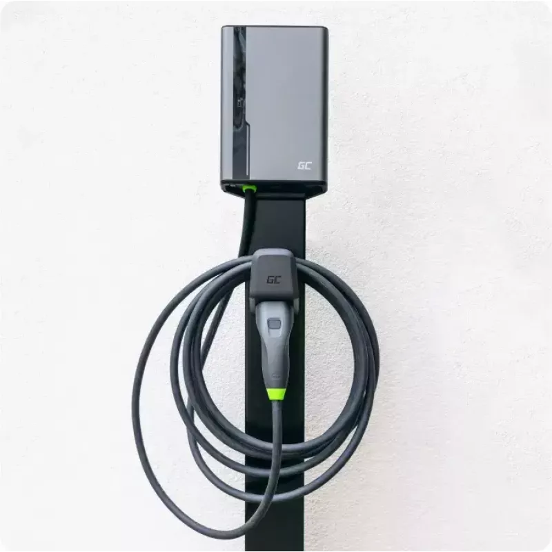 Estação de carregamento para veículos elétricos Green Cell EVGC021A2275 22000W montagem na parede cinzento alumínio