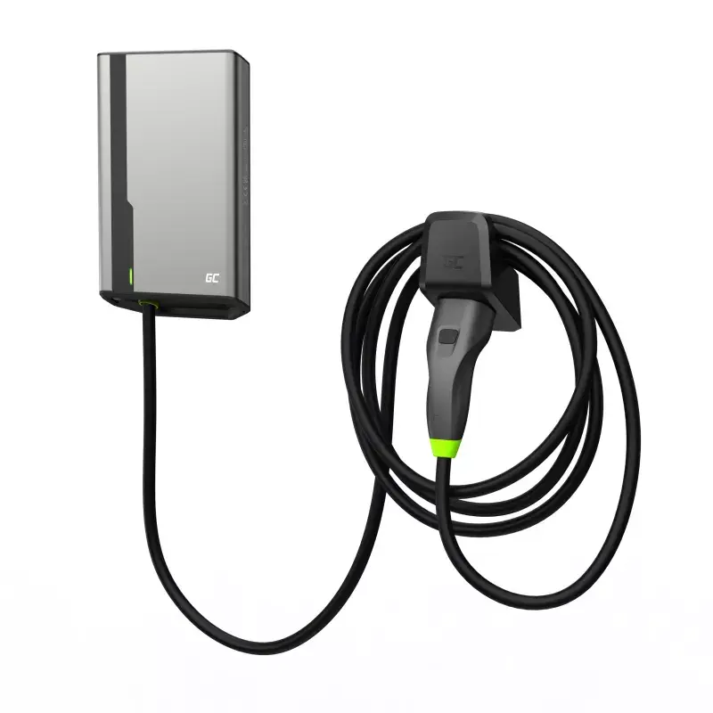 Estação de carregamento para veículos elétricos Green Cell EVGC021A2275 22000W montagem na parede cinzento alumínio
