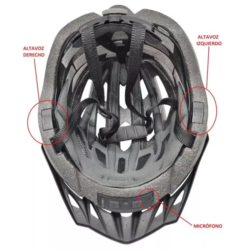 Capacete de proteção Livall MT1 Neo — casco rígido, acabamento brilhante