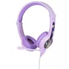 buddy phones Galaxy lilás — auscultadores over-ear para crianças, arco de cabeça ajustável, volume limitado