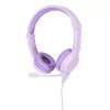 buddy phones Galaxy lilás — auscultadores over-ear para crianças, arco de cabeça ajustável, volume limitado
