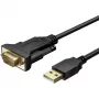 Cabo série Techly IDATA-USB2-SER-1 preto 1,5 m USB Type-A DB-9