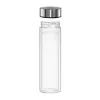 Garrafa de água Xavax 00181598 — 450 ml vidro borossilicato com capa de silicone, azul transparente