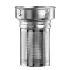 Garrafa de água Xavax 00181598 — 450 ml vidro borossilicato com capa de silicone, azul transparente