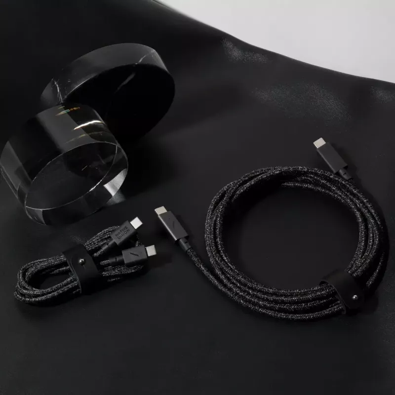 Cabo native union Belt cabo USB-C para USB-C 1,2 m preto