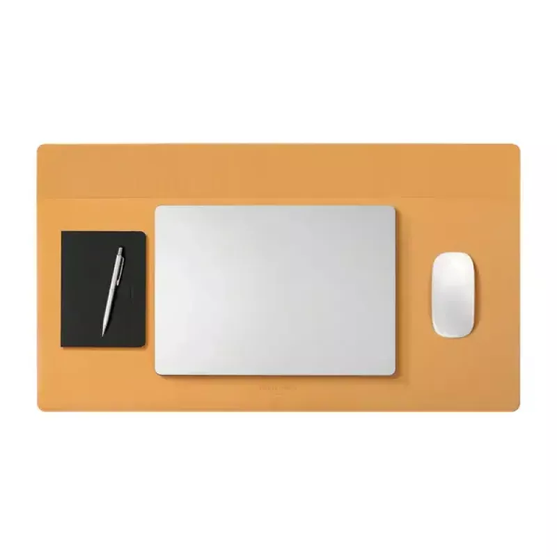 Tapete de secretária rato Native Union DESK-MAT-BLKKFT 650×360 mm poliéster poliuretano base antiderrapante preto laranja