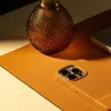 Tapete de secretária rato Native Union DESK-MAT-BLKKFT 650×360 mm poliéster poliuretano base antiderrapante preto laranja