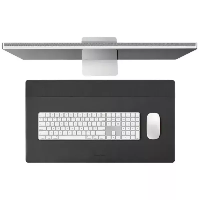Tapete de secretária rato Native Union DESK-MAT-BLKKFT 650×360 mm poliéster poliuretano base antiderrapante preto laranja