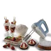 Batedeira Ariete 1548 Mixer Vintage, 450W, 5 velocidades, função turbo, 2 batedores, azul-celeste