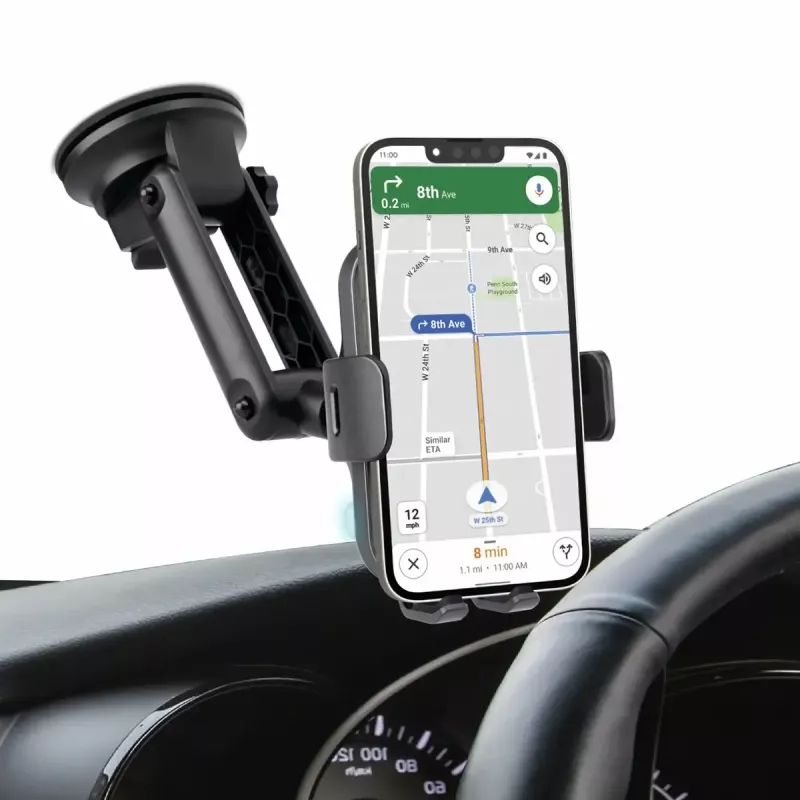 Suporte ativo para automóvel SBS Mobile TESUPEXTWIR15W para telemóveis, preto