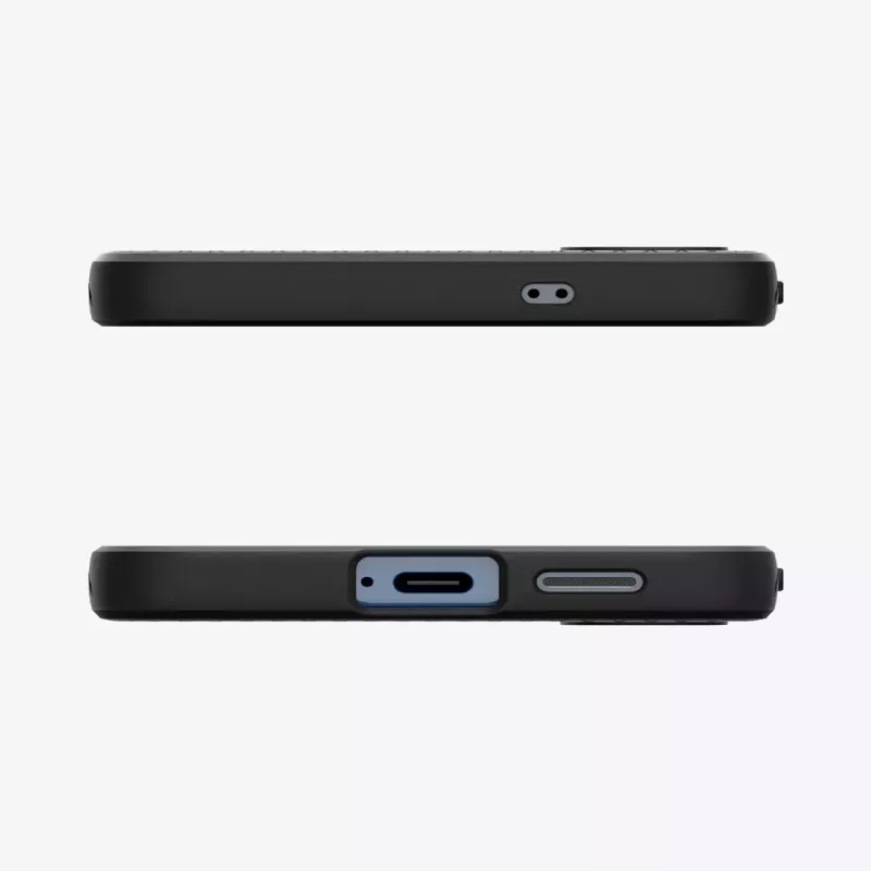 Capa Spigen Galaxy S25 Liquid Air preto mate monocromático