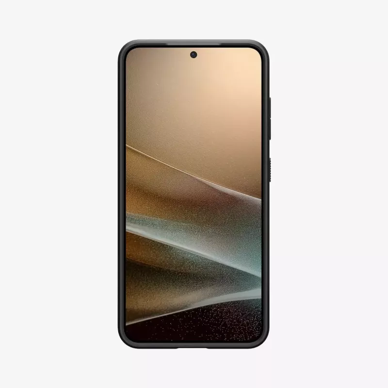 Capa Spigen Galaxy S25 Liquid Air preto mate monocromático
