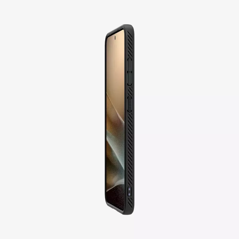 Capa Spigen Galaxy S25 Liquid Air preto mate monocromático