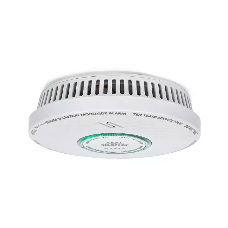 Nedis DTCTCS10WT Detetor combinado de fumo e monóxido de carbono, branco