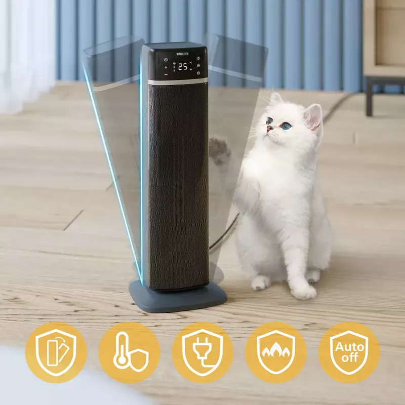 Termoventilador cerâmico Philips 5000 Series Smart Tower