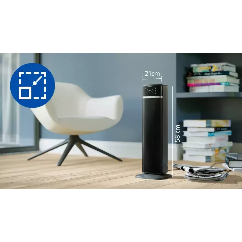 Termoventilador cerâmico Philips 5000 Series Smart Tower