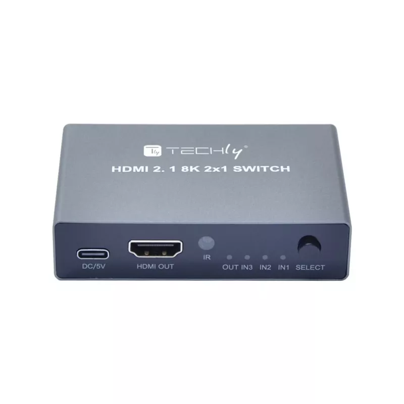 Comutador de vídeo Techly IDATA HDMI-2138KT HDMI 60Hz 2m