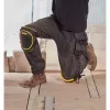 Joelheiras de segurança Stanley FATMAX FMST82961-1 amarelo preto espuma plástico elástico nylon