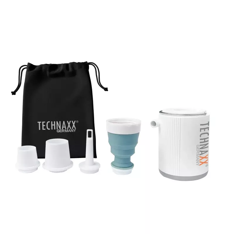 Bomba de ar elétrica Technaxx TX-261 180 l/min bateria 1360 mAh