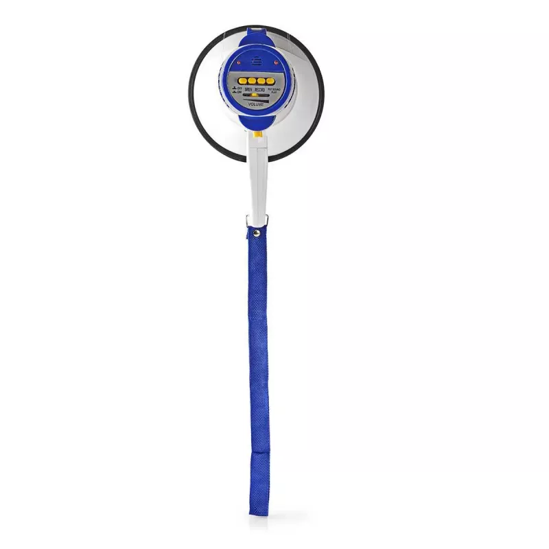 Megafone Nedis MEPH150WT branco azul 15 W alcance 150 m