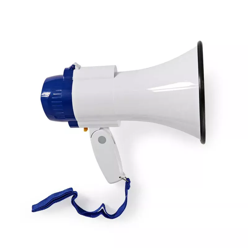 Megafone Nedis MEPH150WT branco azul 15 W alcance 150 m