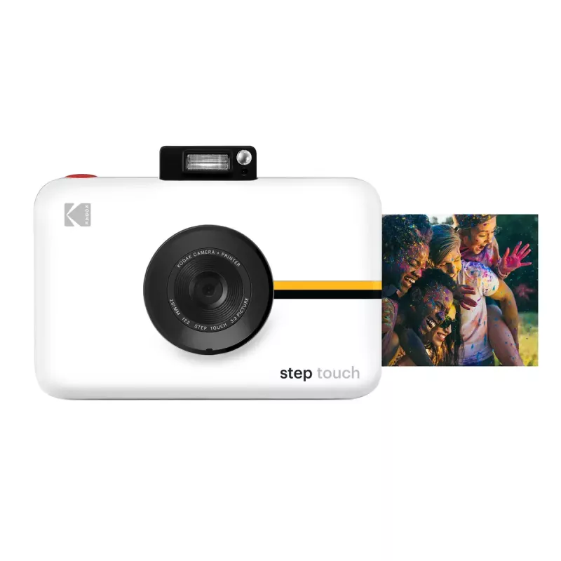 Impressora fotográfica instantânea Kodak Step Touch 50 x 76 mm branca