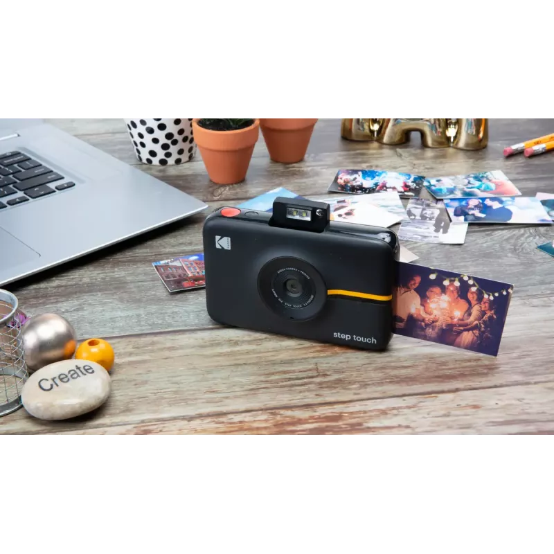 Impressora fotográfica instantânea Kodak Step Touch 50 x 76 mm branca