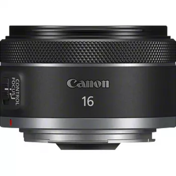 Objetiva ultra grande angular MILC Canon RF 16 mm F2.8 STM preta